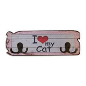 Dekoracyjna tablica, wieszak "I love my cat".